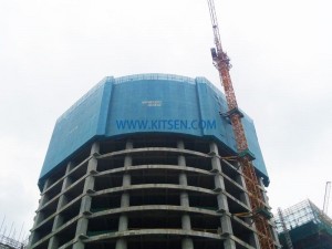 High Efficiency Self-Climbing Scaffolding System